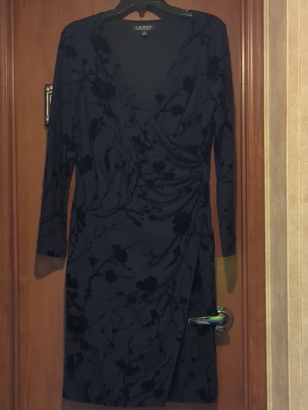 Lauren Ralph Lauren Navy Floral  Dress